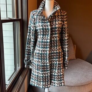 Arden B Textured Wool Blend Coat